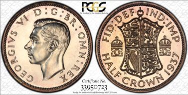 1937 1/2 Cr S-4080 PR65