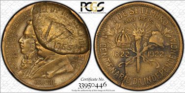 1922 500 R Mald-642.01 Independence Centennial XF40