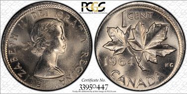 1964 1C MS64BN