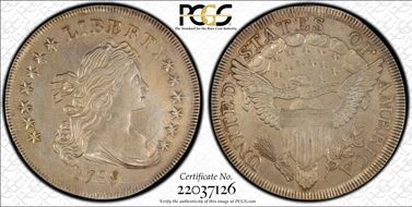 1799 $1 BB-153 AU55