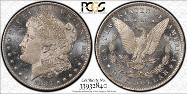 1883-O $1 MS64PL