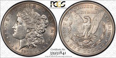 1883-S $1 AU55