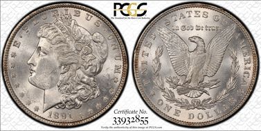 1891 $1 MS62