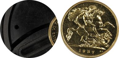 1937 1/2 Sov S-4077 PR64CAM