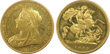 1893 1/2 Sov S-3878 Old Head PR62