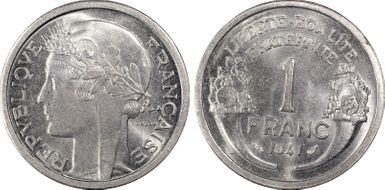 1941 1 Fr Gad-473 F-220 Lourde MS65