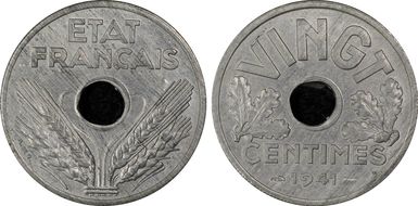 1941 20C Gad-320 F-152 MS64