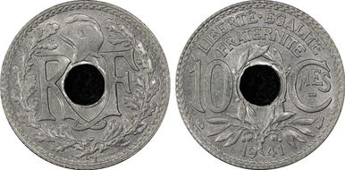 1941 10C Gad-288 F-140 Souligné MS66