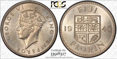 1945 Florin AU58