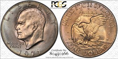 1971 $1 MS65