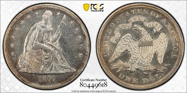 1871 $1 MS61