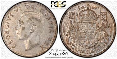 1950 50C No Design in 0 XF45