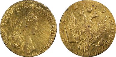 1779 Rouble Bit-115 Au N1