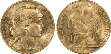 1914 20 Fr Gad-1064a F-535 Refrappe MS66