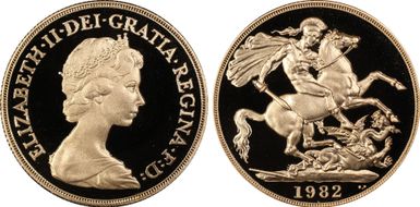 1982 £2 S-SD1 St. George PR69DCAM