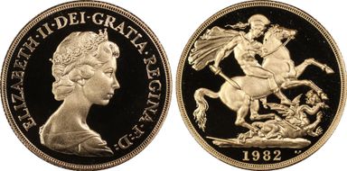 1982 £2 S-SD1 St. George PR69DCAM