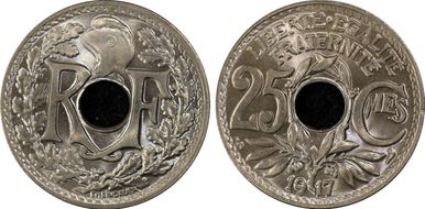 1917 25C Gad-380 F-171 Cu-Ni MS67