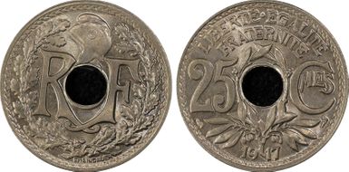 1917 25C Gad-380 F-171 Cu-Ni MS67