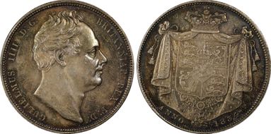 1834 1/2 Cr S-3834 W.W. in script MS64