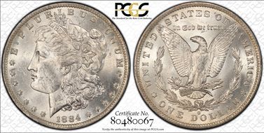 1884-O $1 MS63