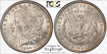1890-O $1 MS63