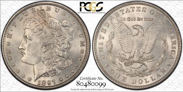 1897 $1 MS62
