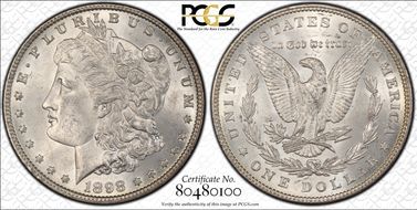 1898 $1 MS64