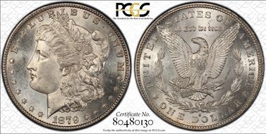 1879-S $1 MS64