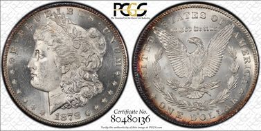 1878-S $1 MS64