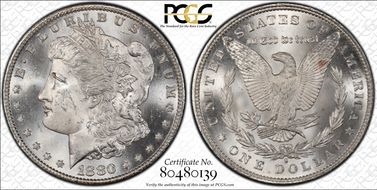 1880/9-S $1 MS64