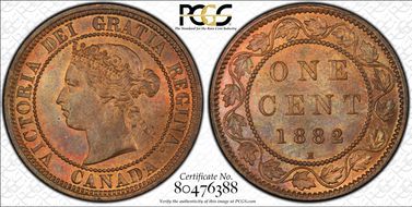 1882-H 1C MS65RB