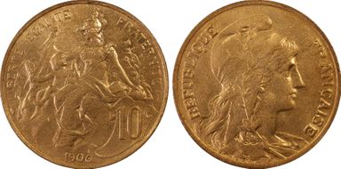 1906 10C Gad-277 F-136 MS65RD