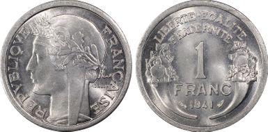 1941 1 Fr Gad-473 F-220 Lourde MS66