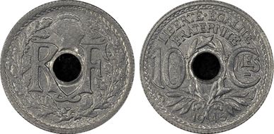 1945 10C Gad-292 F-143 MS65