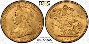 1900-S Sov S-3877 MS63+