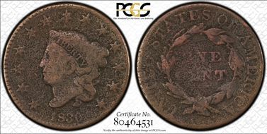 1830 1C Large Letters N1BN