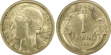 1934 1 Fr Gad-470 F-219 MS66