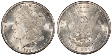 1880-S $1 MS67