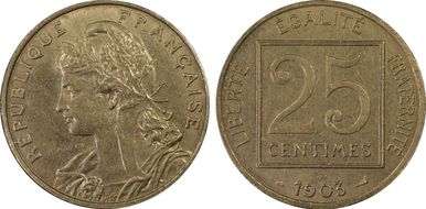 1903 25C GEM-60.P2 Piefort Matte SP64