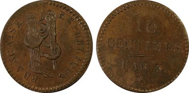 AN 3 (1794) P10C Maz-357 AE SP63BN