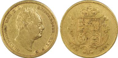 1837 1/2 Sov S-3831 XF40