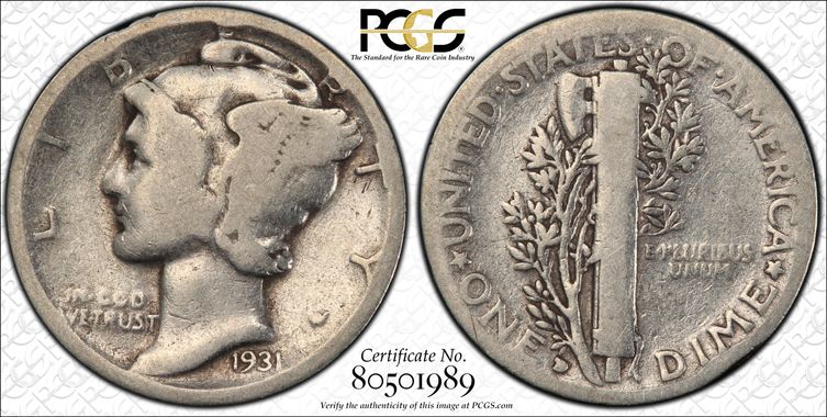 Cert 80501989 - Coin Image