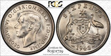 1943-D 6D KM-38  Ag MS63