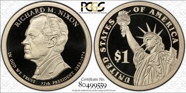 2016-S $1 Richard Nixon PR70DCAM