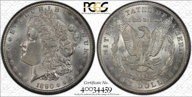 1890-CC $1 MS64