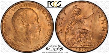 1910 1/2D S-3991 MS64RD