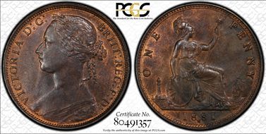 1881-H 1D S-3955 MS63BN