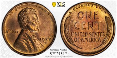 1927-D 1C MS65RD