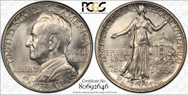 1936 50C Lynchburg MS66