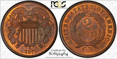 1871 2C RPD FS-301 MS64+ RB